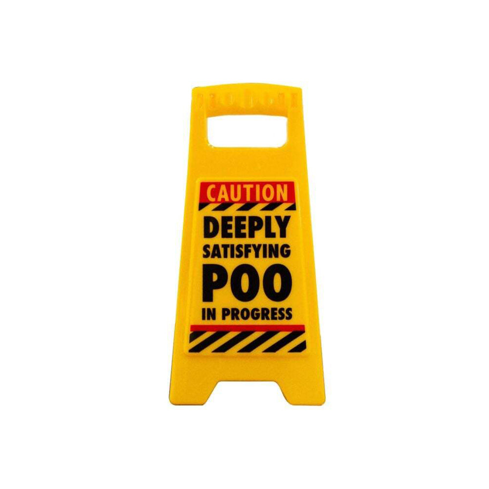 3PK Boxer Gifts Satisfying Poo Desk Warning Sign Home/Office Decor