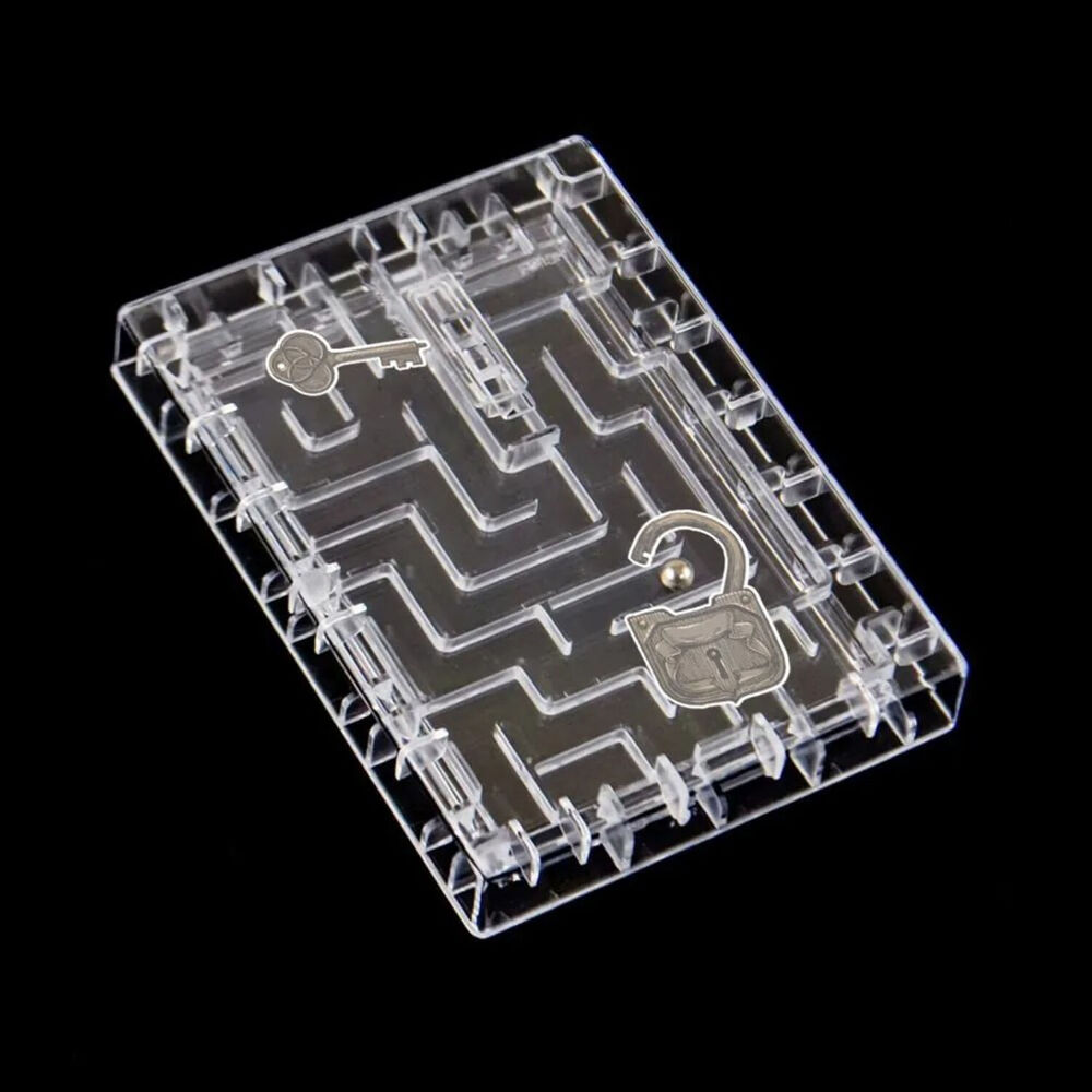 Boxer Gifts Gift Card Escape Maze Puzzle Game 15x8cm - Clear 10y+
