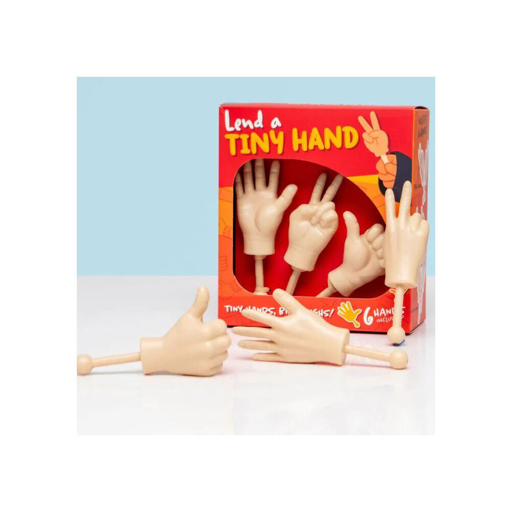 6pc Boxer Gifts Tiny Hands 'Lend Me A Hand' Novelty Toy