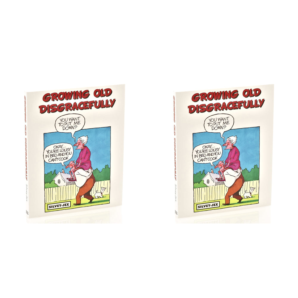 2PK Boxer Gifts Growing Old Disgracefully Fiction Comic Book