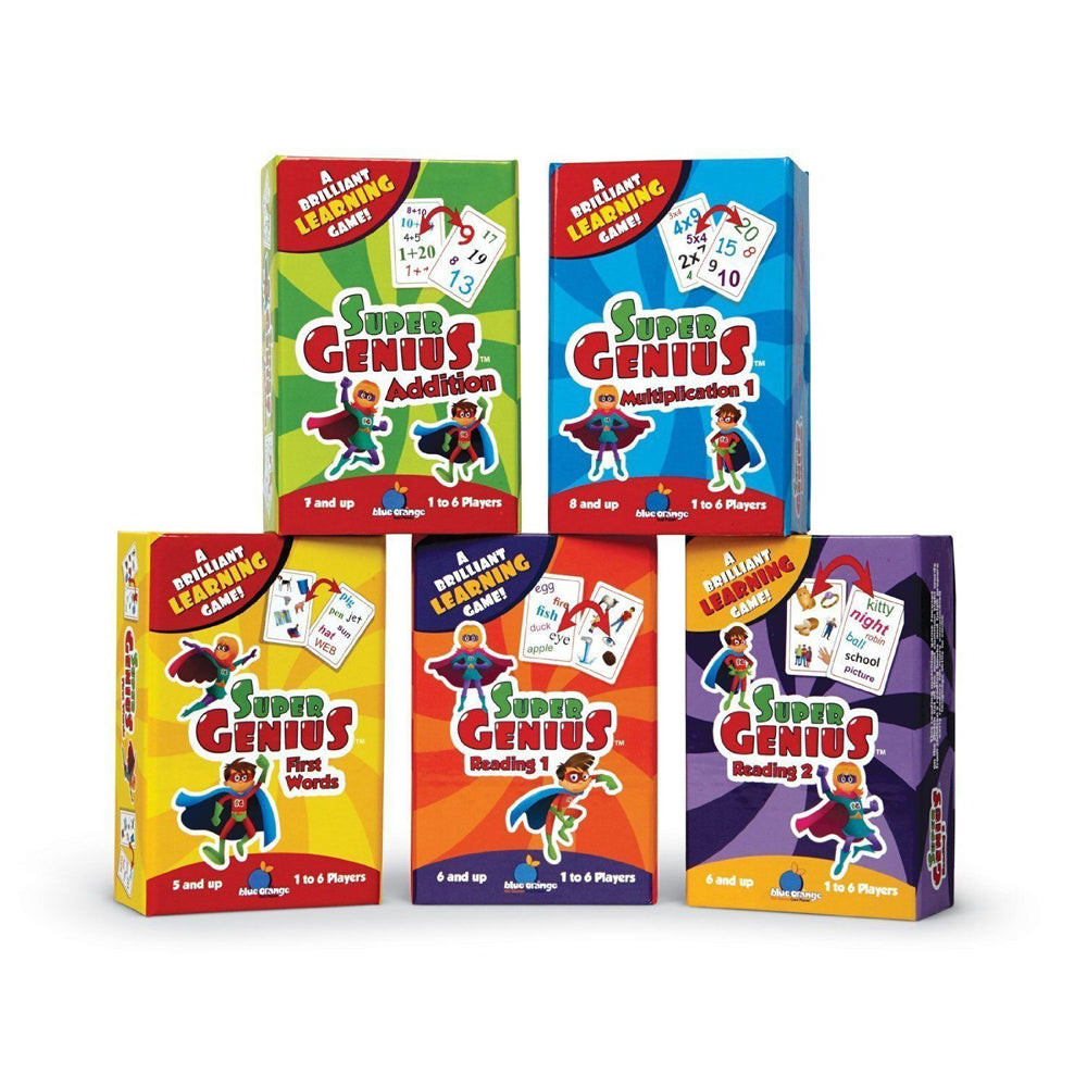 Blue Orange Games Super Genius Reading 1 Learning Game Kids 6y+