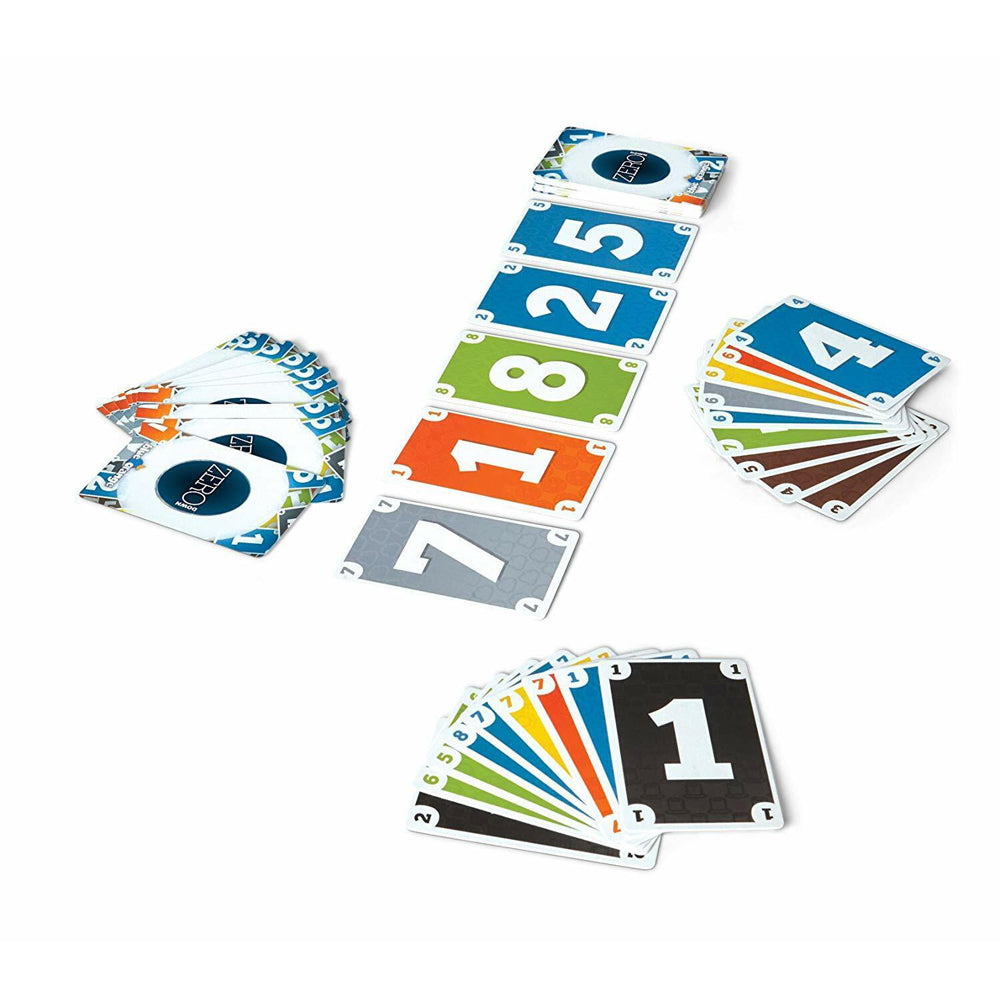 Blue Orange Games Zero Down 2-5 Players KIds/Children Fun Card Game 8y+