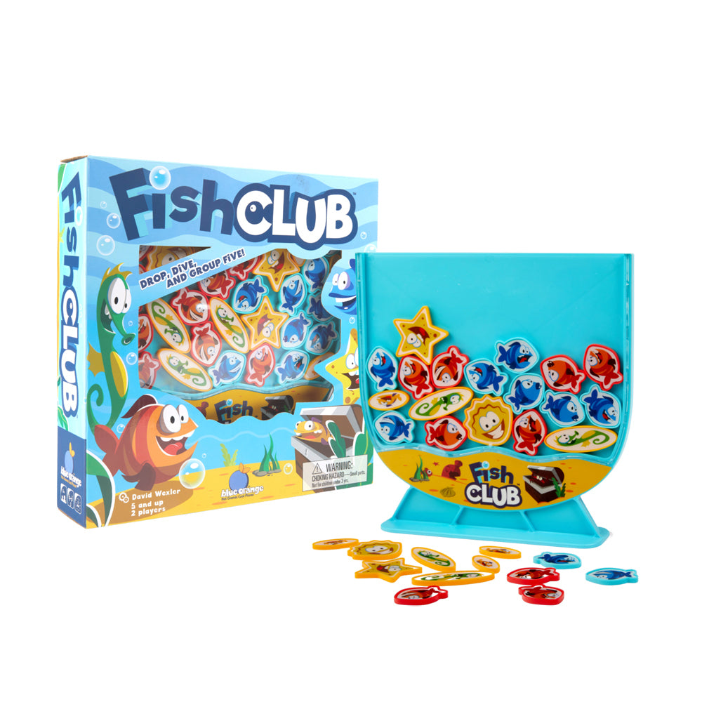 Blue Orange Games Fish Club 2 Player Kids/Children Fun Abstract Game 5y+