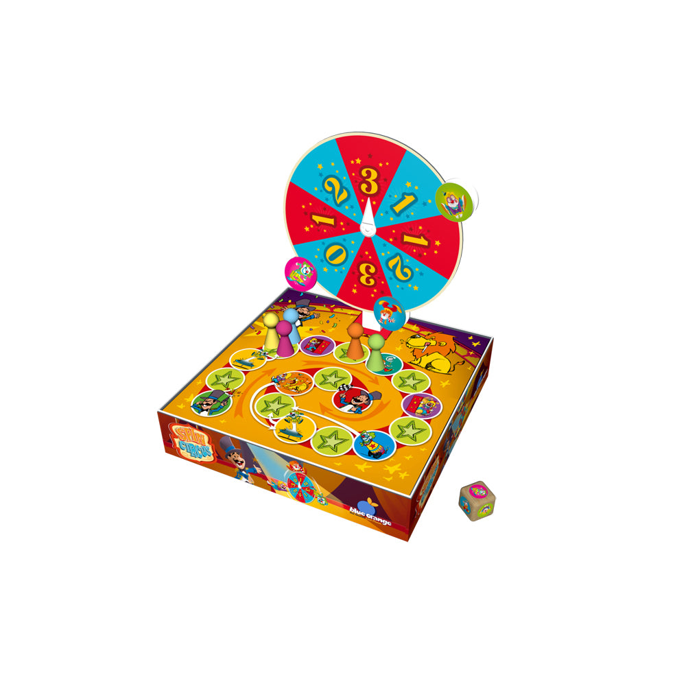 Blue Orange Games Spin Circus 1-4 Player Kids/Children Strategy Game 4y+