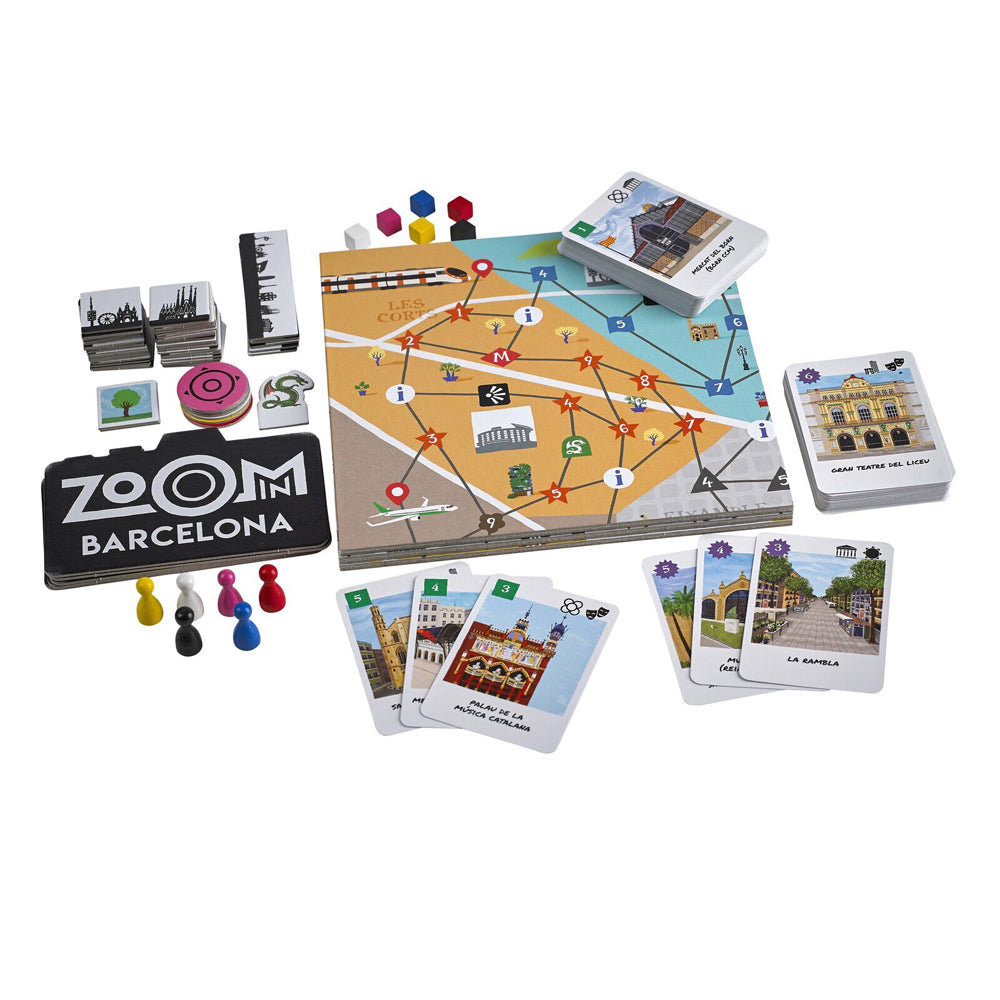 Blue Orange Games Zoom in Barcelona 2-6 Players Kids/Children Fun Game 8y+