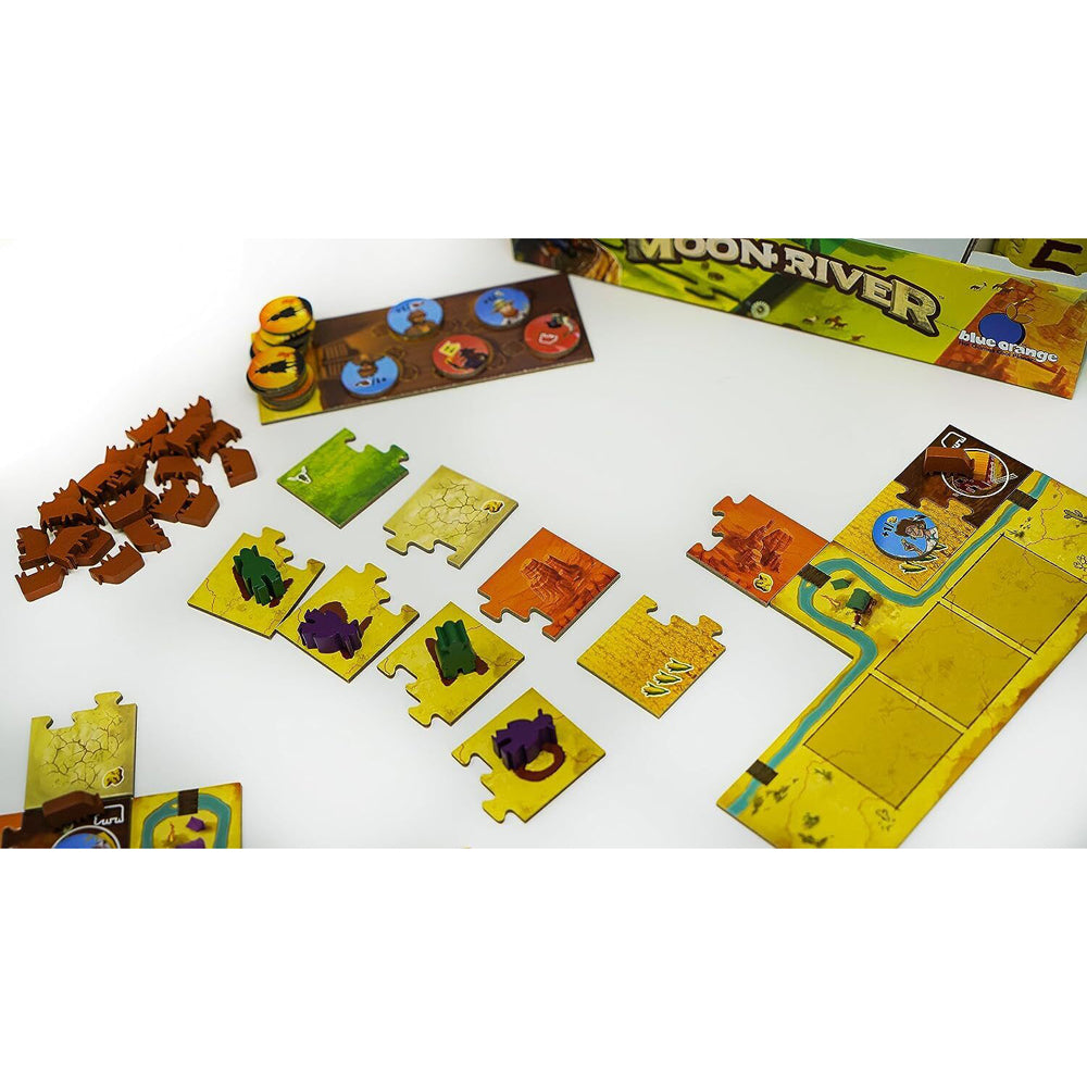 Blue Orange Games Moon River The Next Level of Kingdomino Kids Fun Game 8y+