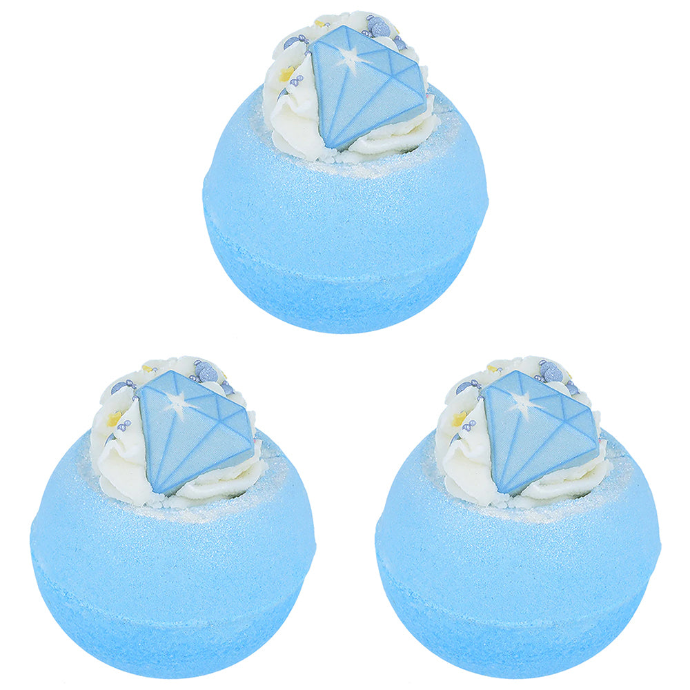 3PK Bomb Cosmetics Bath Blaster Bathbomb Soap - Diamonds Are Forever