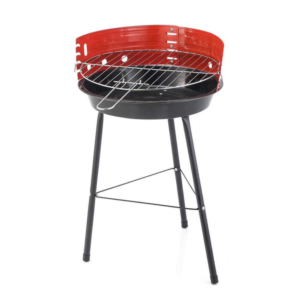 Hacienda 13" Simple Portable Charcoal BBQ Grill Black