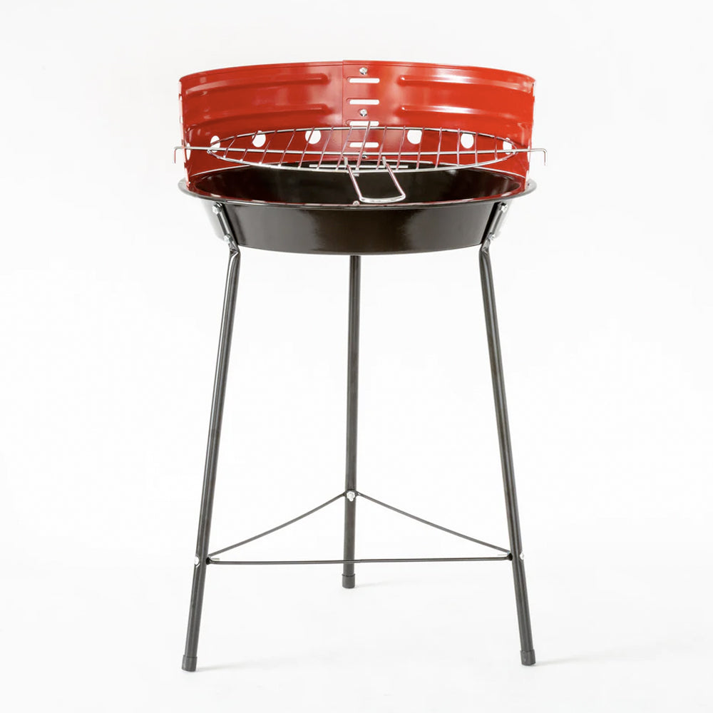 Hacienda 13" Simple Portable Charcoal BBQ Grill Black