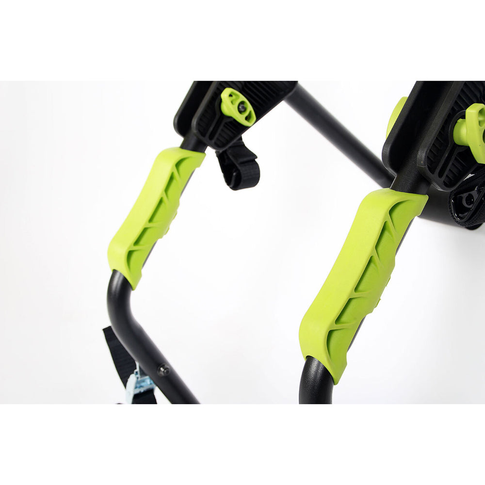 Buzzrack Colibri Trunk Mount 1-Bike Dual Arm Rack - Black/Green