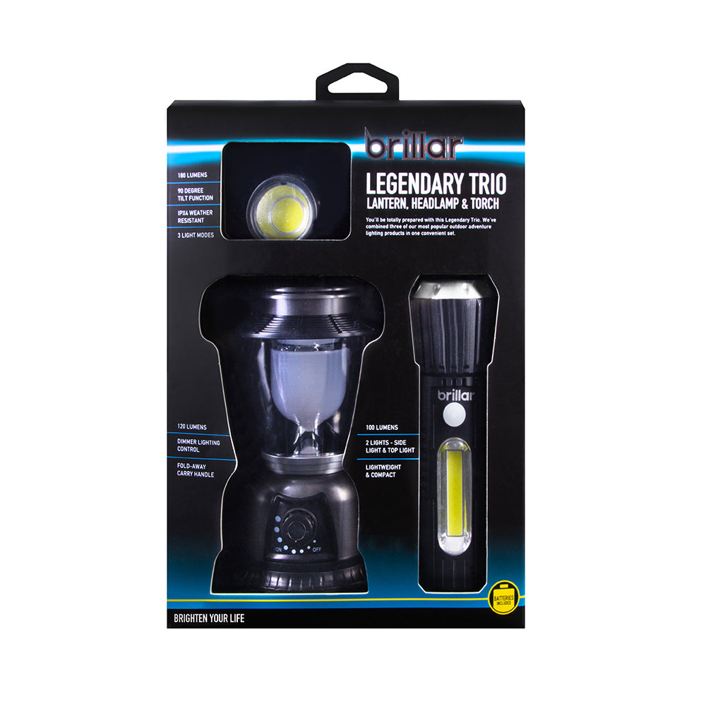 Brillar Legendary Trio Torch Headlamp Lantern