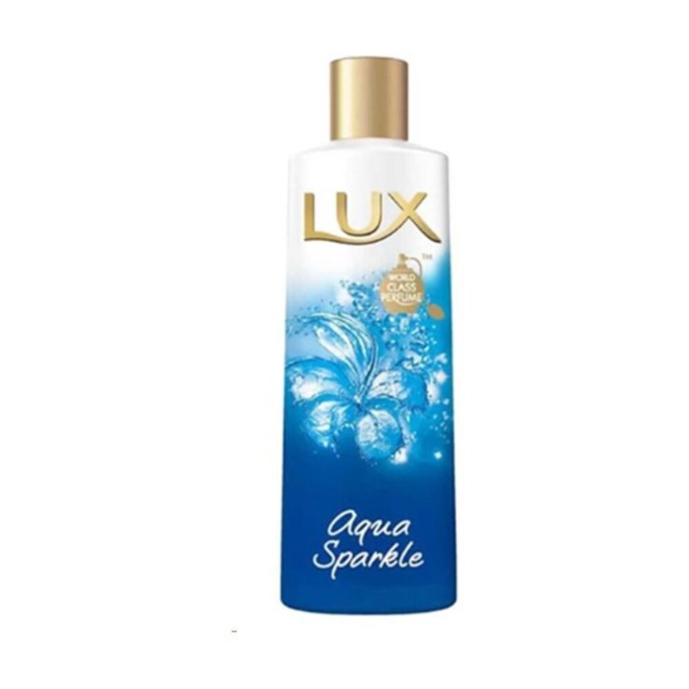 6PK Lux Hydrating Body Wash Lotion Aqua Sparkle Blue Peony 250ml