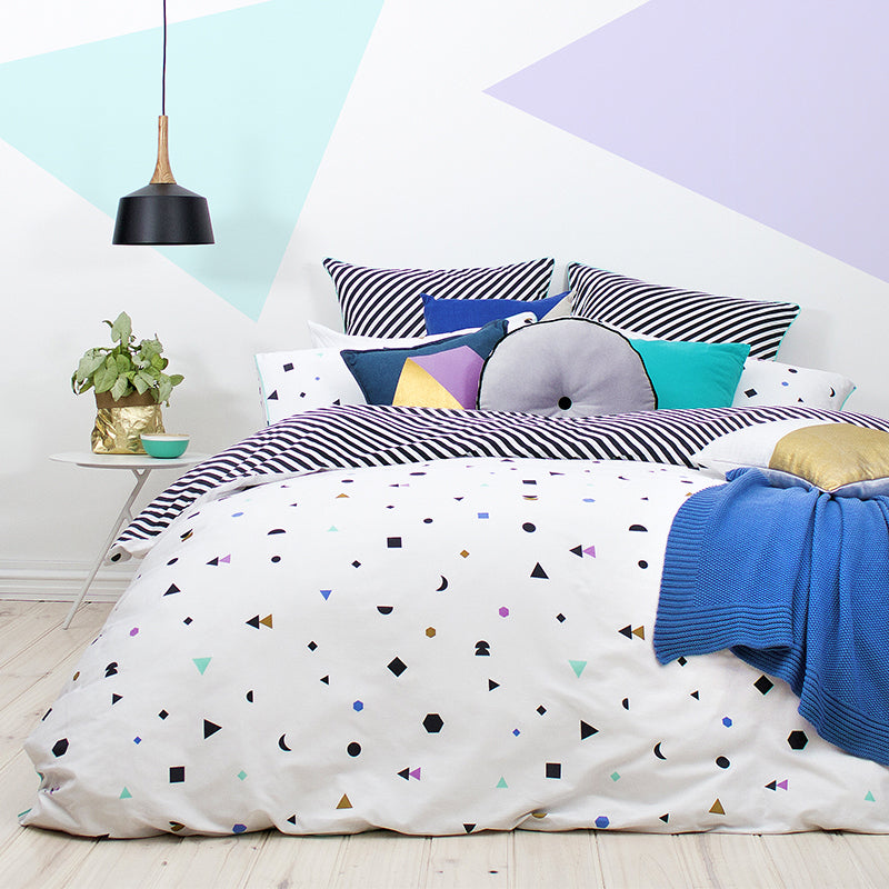 Bambury King Bed Quilt Cover Set Tilo Soft Touch Woven Home