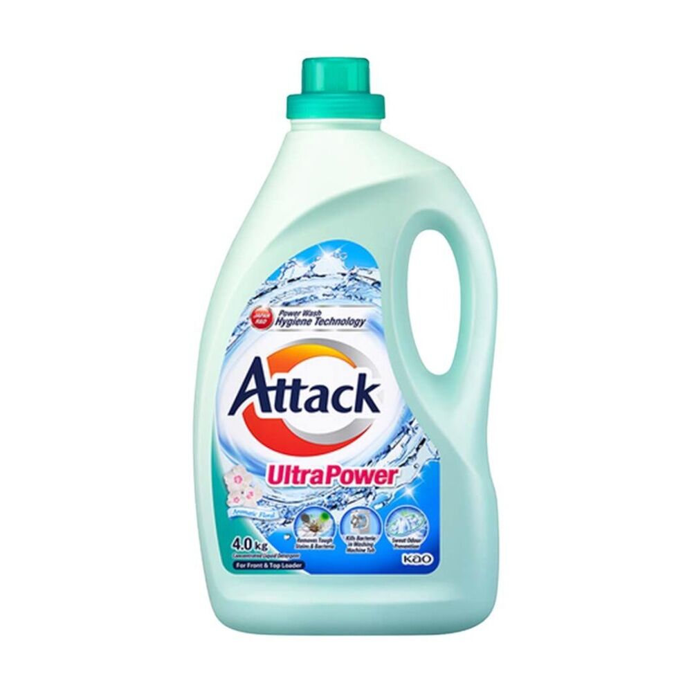 Attack Liquid Washing Machine Cleaning Detergent Ultra Power 3.6kg