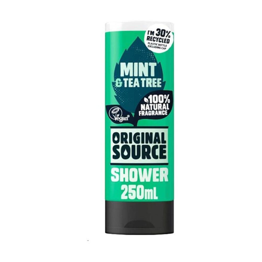6PK Original Source Mint Teatree Vegan Shower Gel Body Wash 250ml