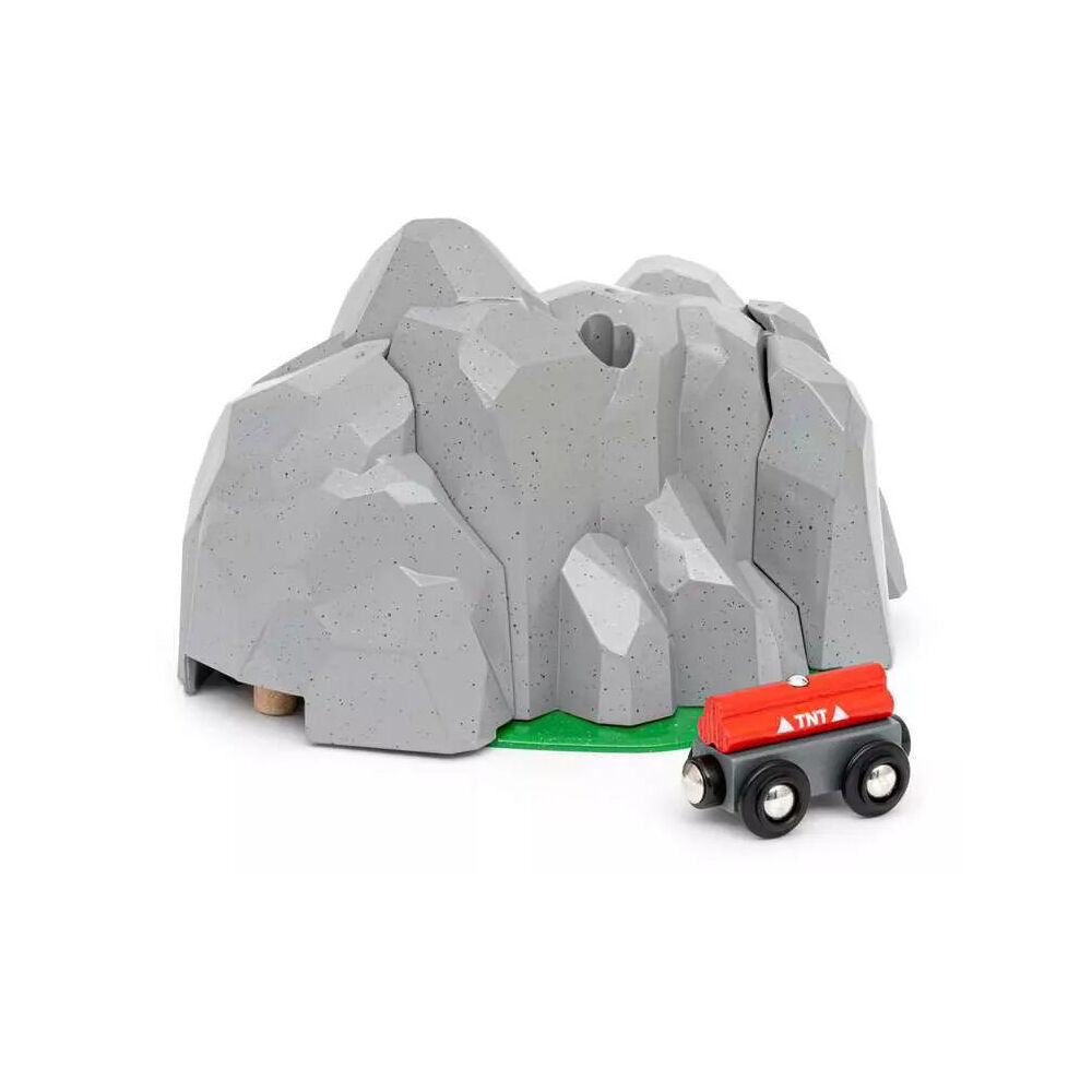 3pc BRIO Dynamite Mountain Tunnel Kids/Children - Grey 3y+