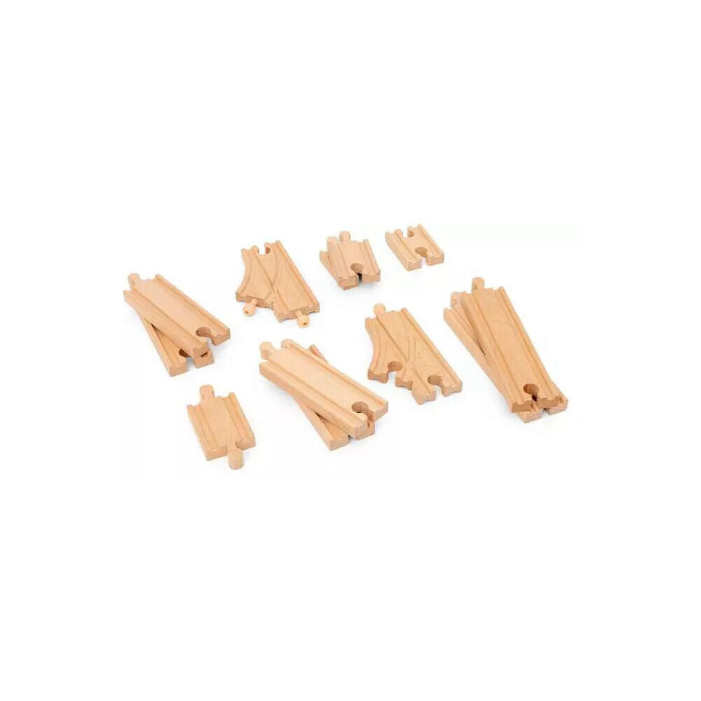 12pc BRIO Wooden Railway Tracks Starter Track Pack Kids/Children 3y+
