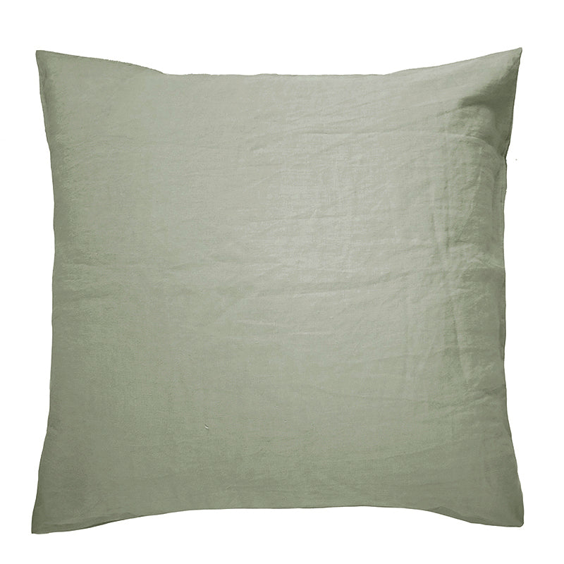 Bambury Home Living Decorative Linen Euro Pillowcase Pebble Woven