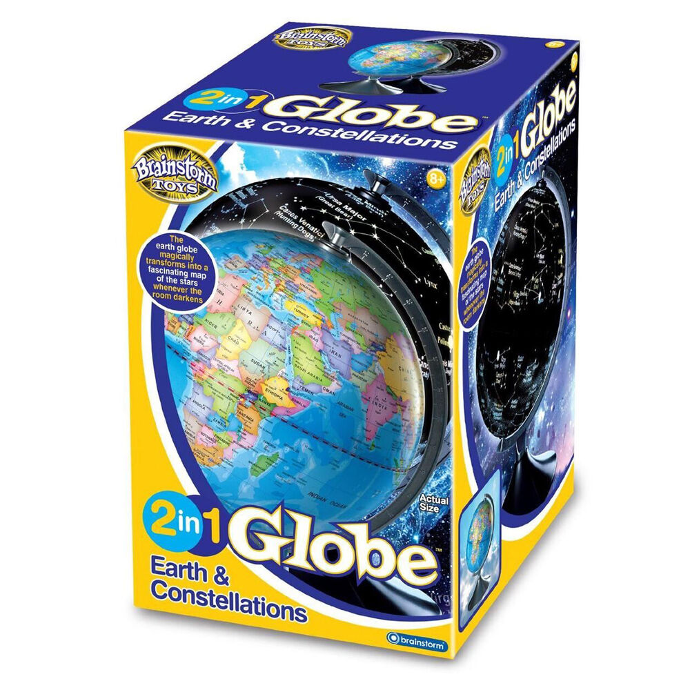 Brainstorm Toys 2in1 Globe Earth & Constellations Kids 8y+