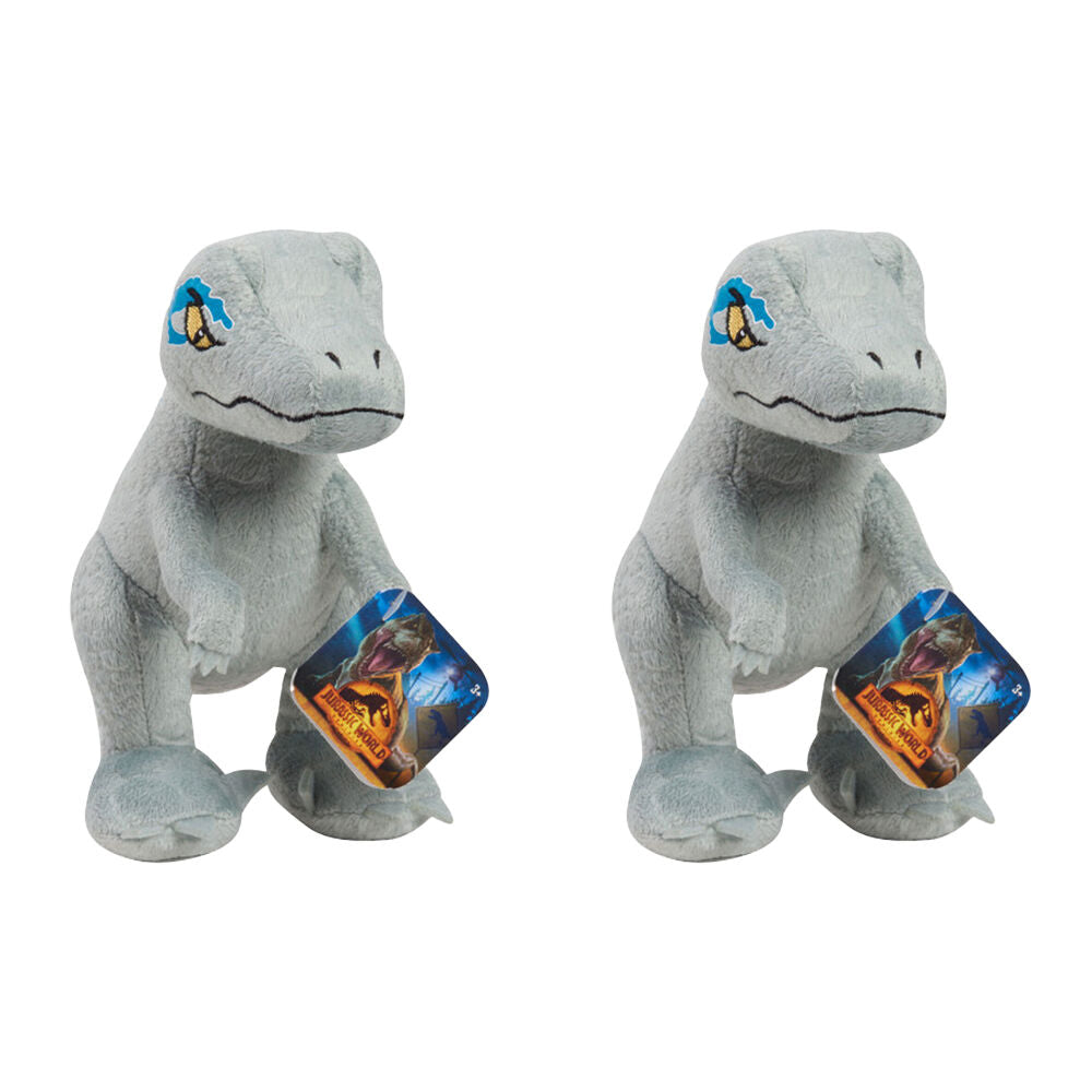 2PK Jurassic World Small Dinosaur Soft Plush Toy Collectable 7in 3y+ Assorted