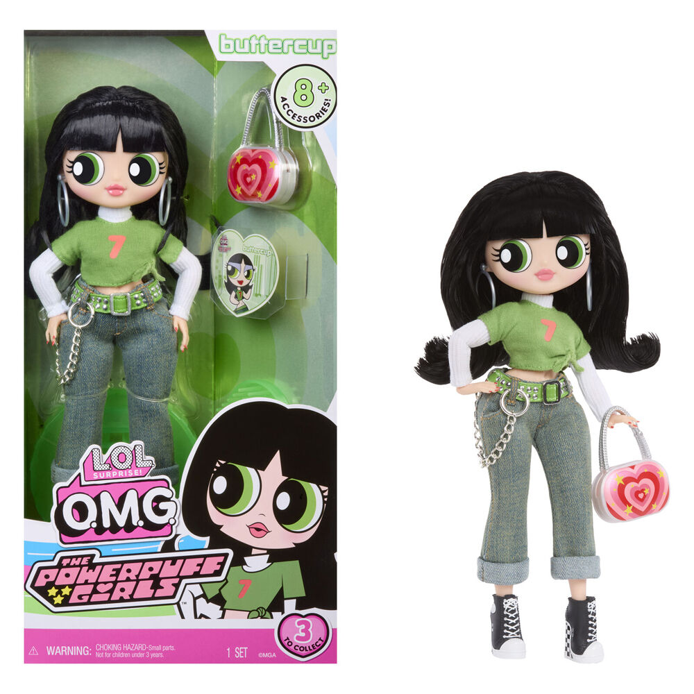 L.O.L Surprise O.M.G The Powerpuff Girls Doll/Toy w/8 Accessories Buttercup 5y+