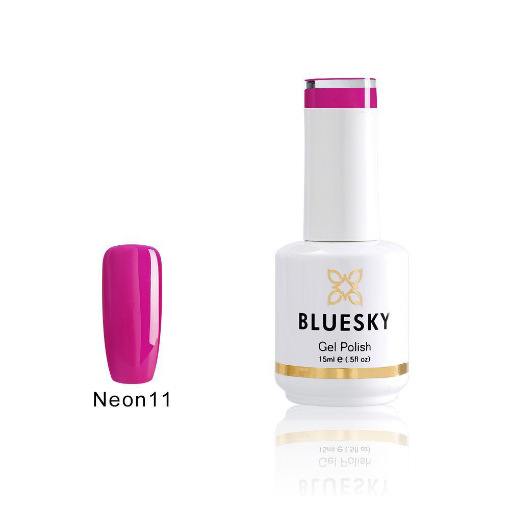 3PK Bluesky Neon11 Gothic Grape Gel Nail Polish Manicure Colour UV LED Lacquer 15ml