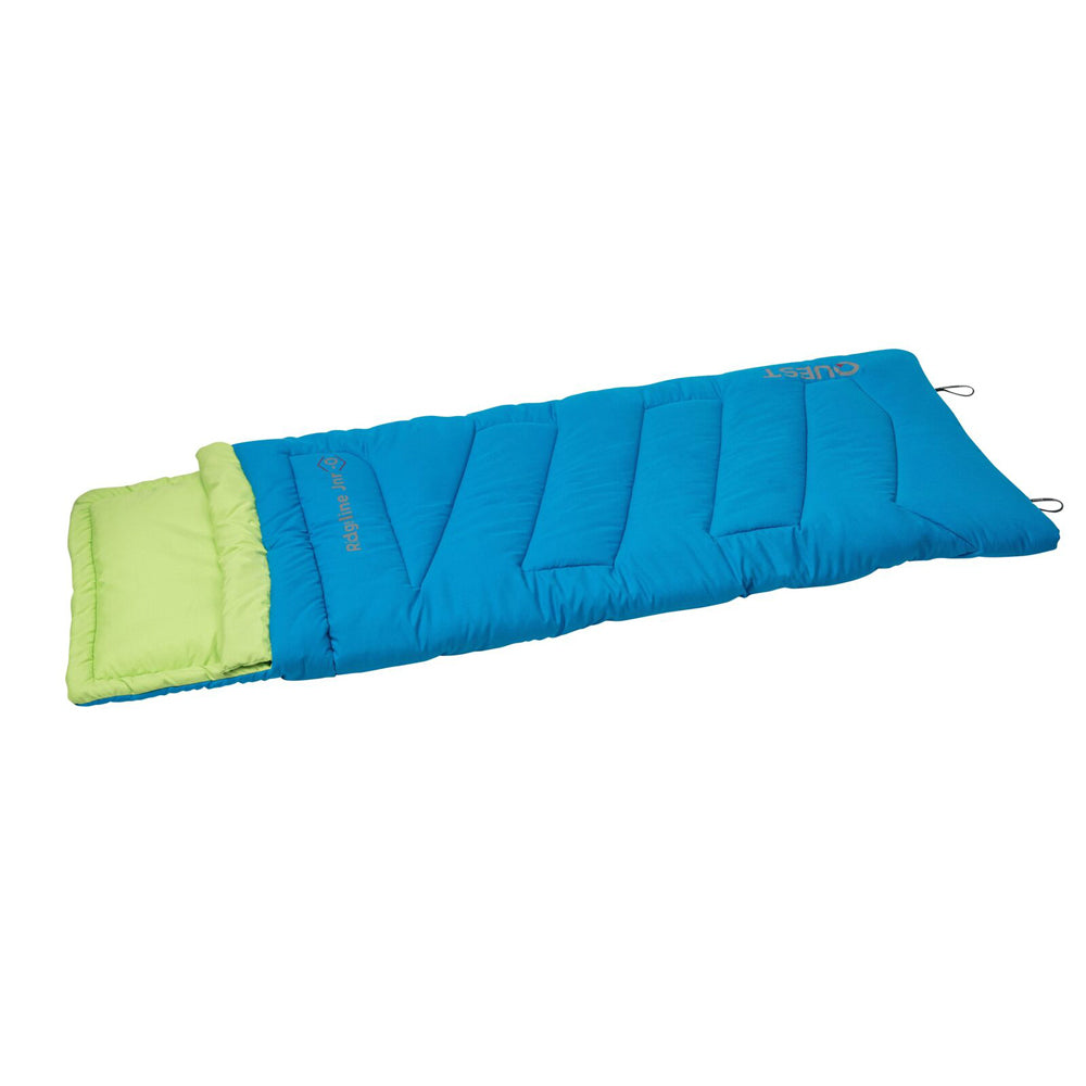 2PK Quest Outdoors Kids Ridgeline 0 Deg Sleeping Bag - Blue
