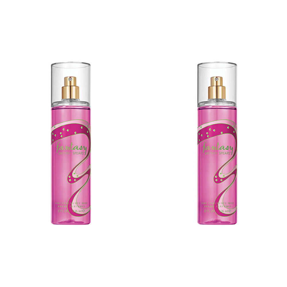 2PK Britney Spears Fantasy Mist Floral/Fruity Fragrance Long Lasting For Women 240ml