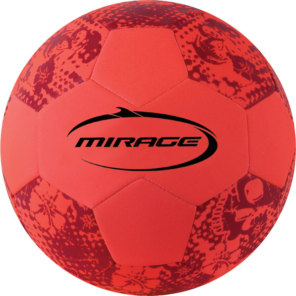 2PK Mirage Waterproof Neoprene Soccer Ball Kids Outdoor Water Toy Orange
