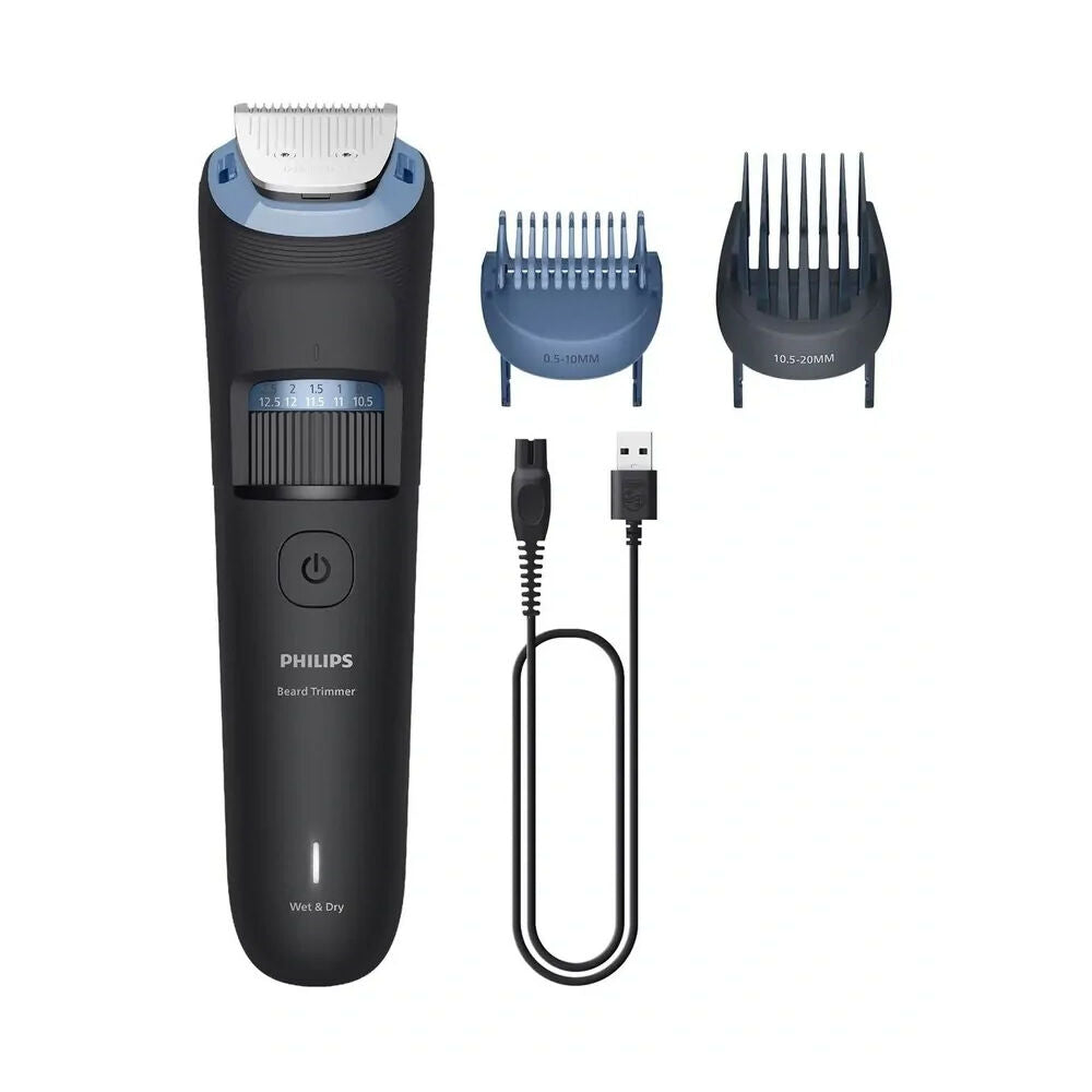 Philips Series 3000 Electric Cordless Beard Trimmer BT3660/15 Wet & Dry