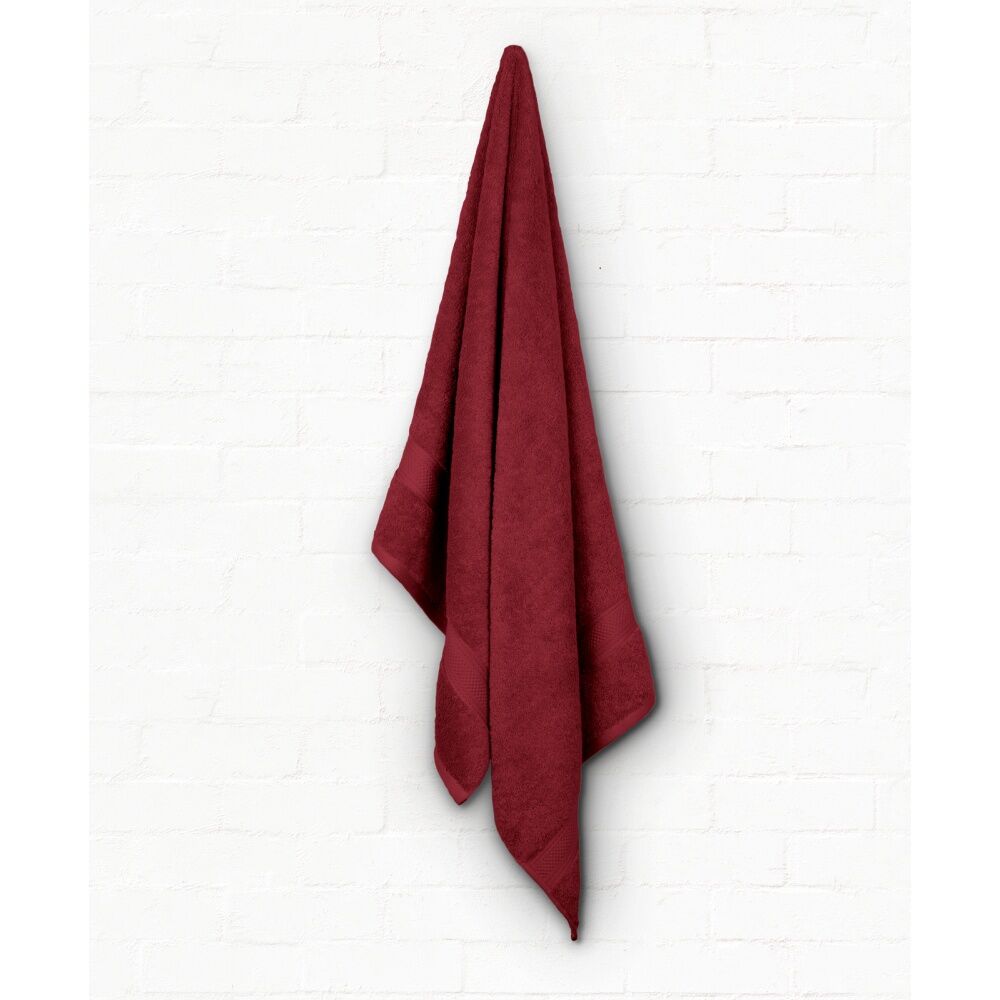 2x Ardor St Regis Collection 68x140cm Bath Towel Soft Cotton Berry