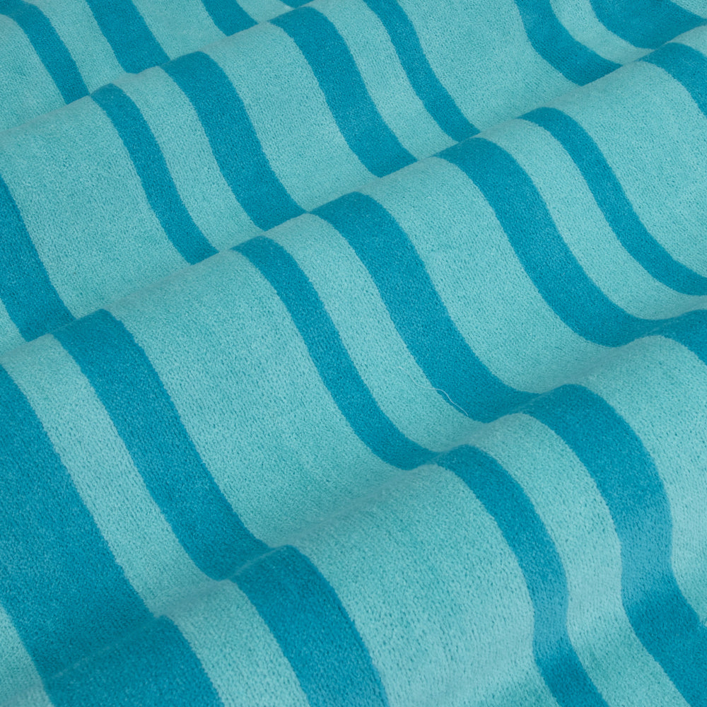 Ardor Aqua Spritz Velour Jacquard Beach Towel 90x170cm