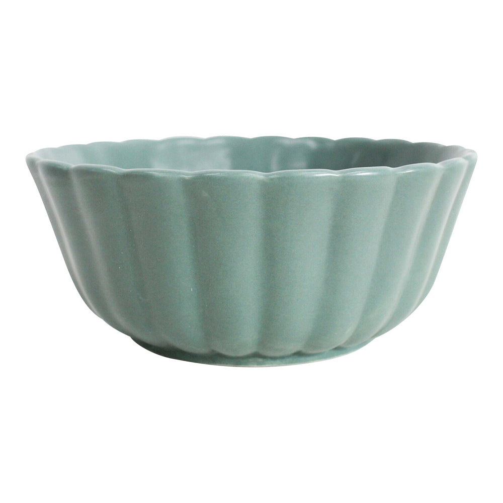 2PK LVD Belle Bayleaf 15cm Ceramic Side Bowl Round - Green