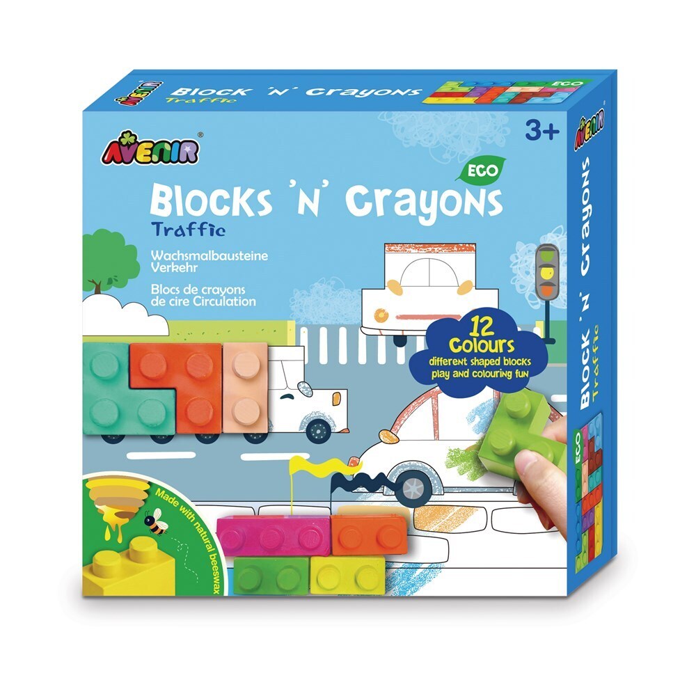 2PK Avenir Blocks'n'Crayons Traffic Kids/Toddler Activity 3y+
