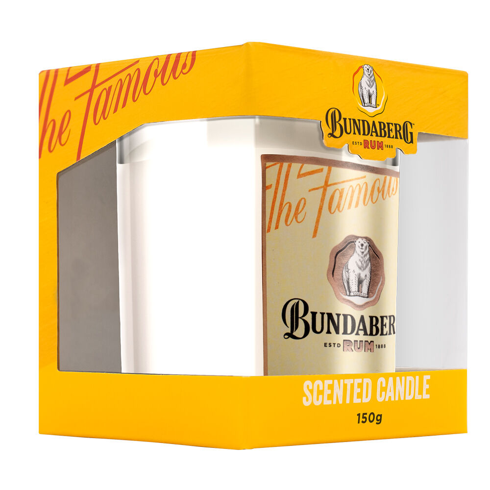 Bundaberg Rum Scented Candle Home Decor Fragrance 150g