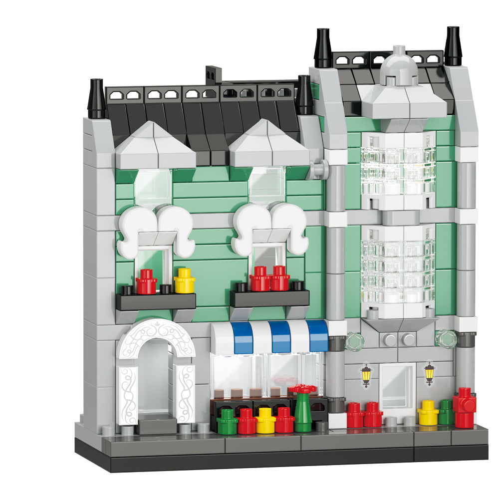 329pc Koco Green Grocery Store Kids/Children Building Bricks Toy 6y+