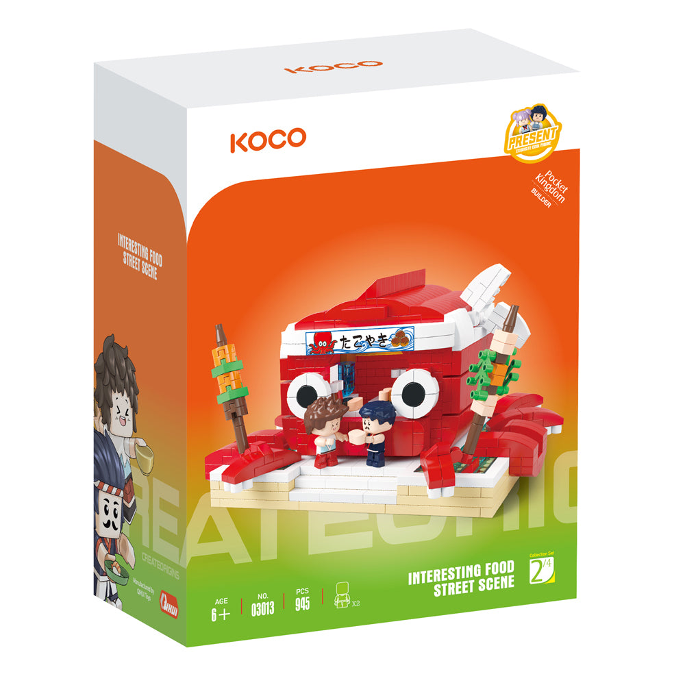 945pc Koco Japanese Restaurant Kids Building Bricks Toy 6y+