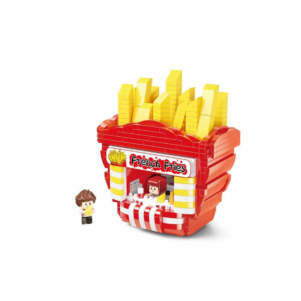 853pc Koco Chip Shop Kids/Children Building Bricks Toy 6y+