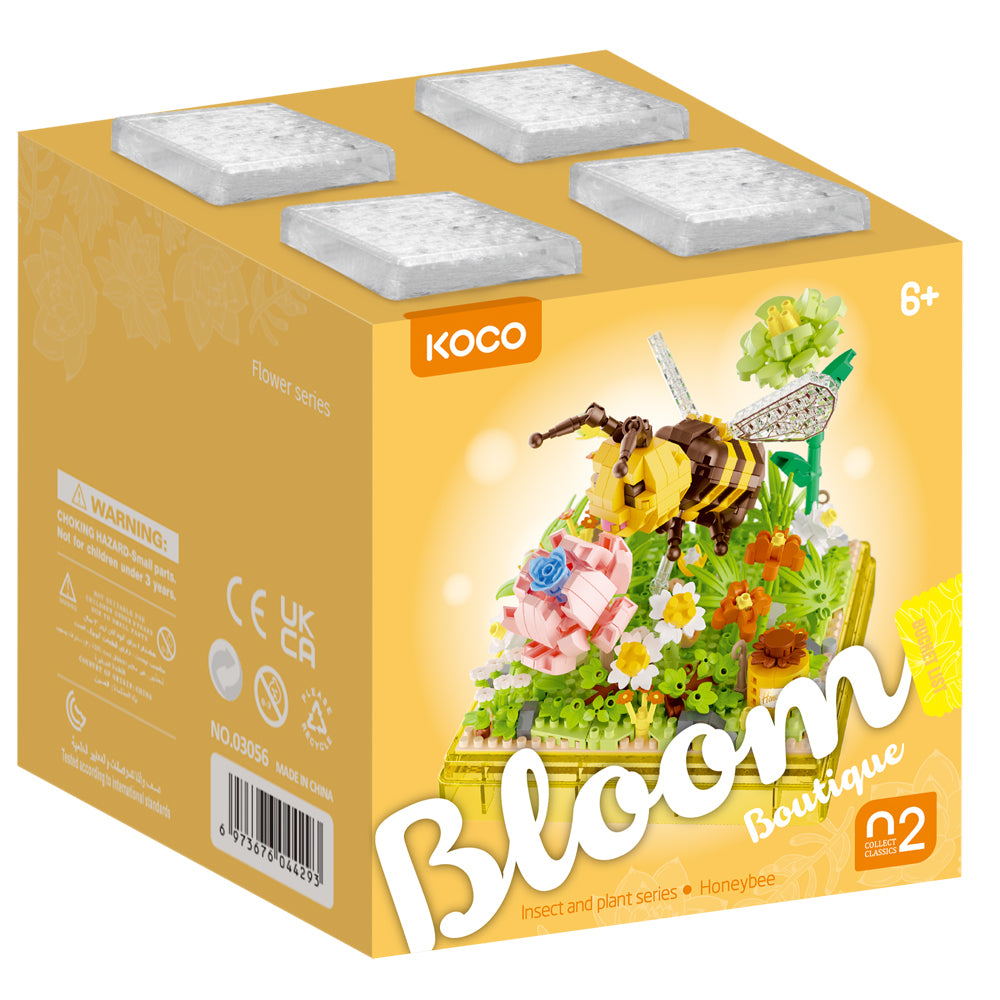 668pc Koco Insect & Plant Bee Kids/Children Building Bricks Toy 6y+