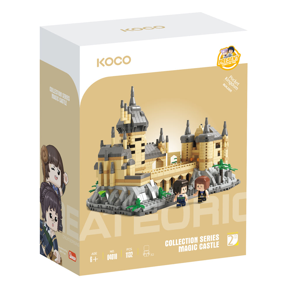 1132pc Koco Magic Castle Kids Building Bricks Toy 6y+