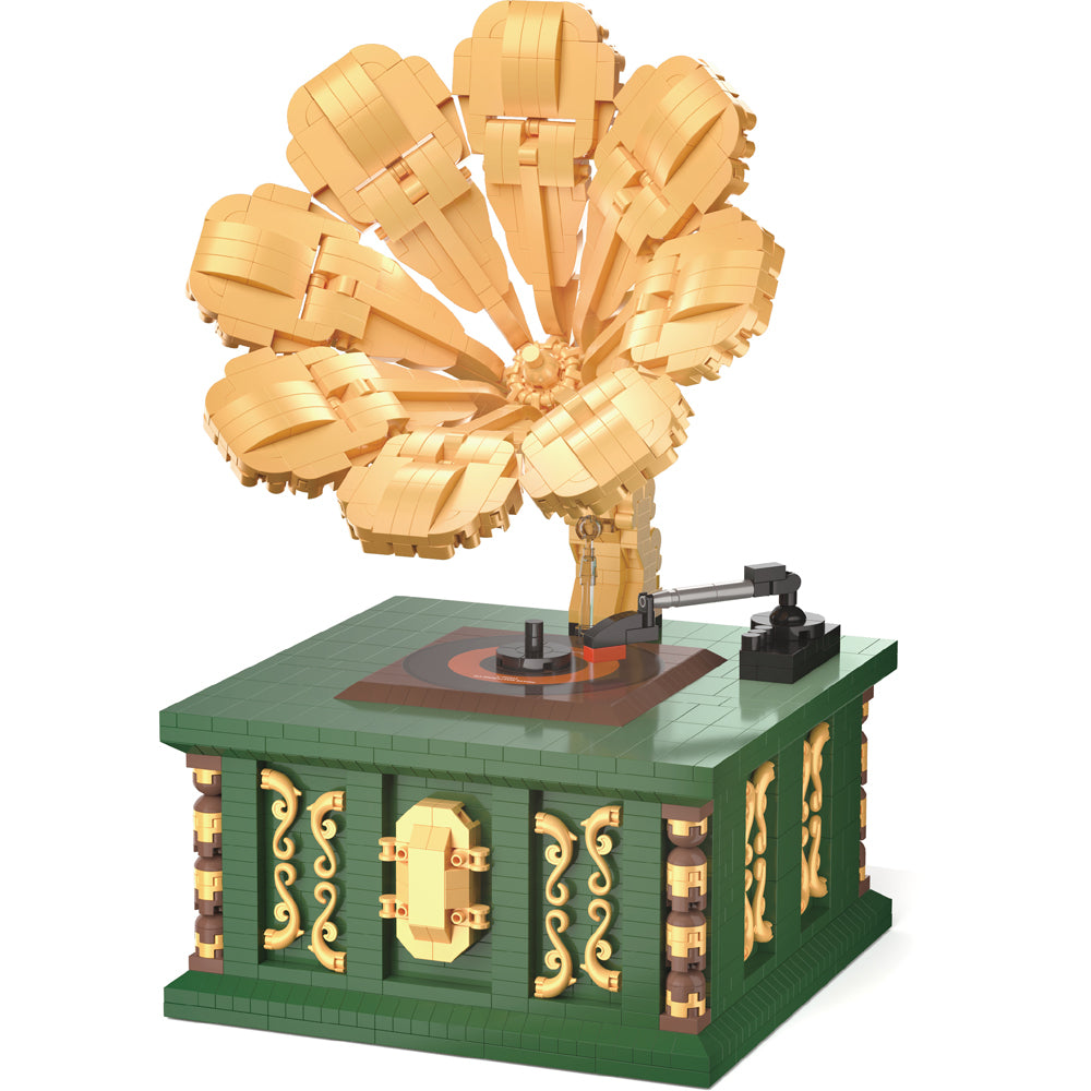 2351pc Koco Old-Fashioned Phonograph Building Blocks Kids Toy Set 6y+