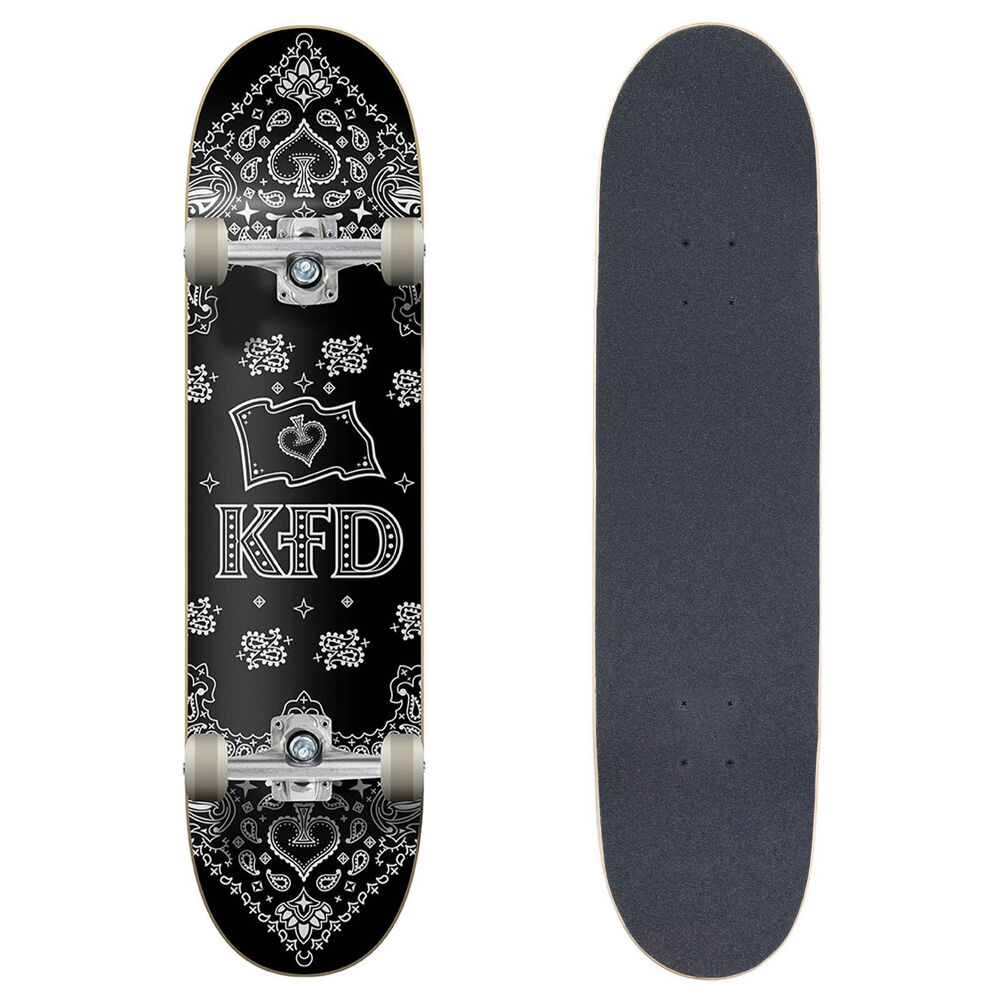KFD Complete Skateboard Young Gunz Bandana Black 7.75in