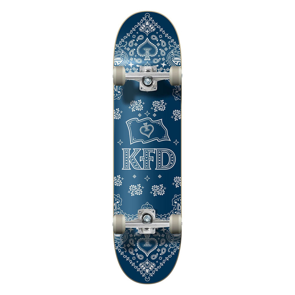 KFD Complete Skateboard Young Gunz Bandana Navy 7.75in