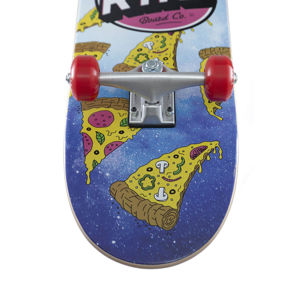 Rad Board Co Dude Crew Complete Skateboard Pizza Galaxy 7.75in