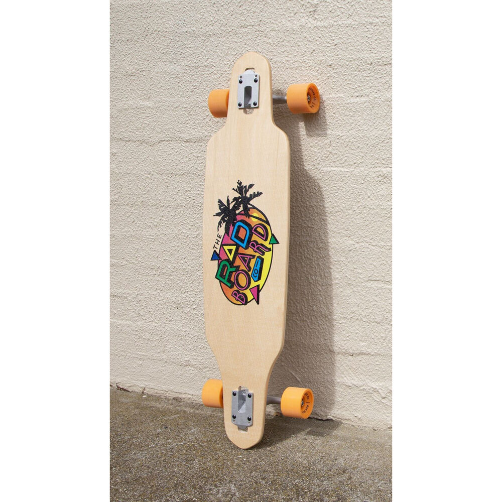 Rad Board Co Complete Drop Through Outdoor Longboard Deck Bamboo Cabin 9in
