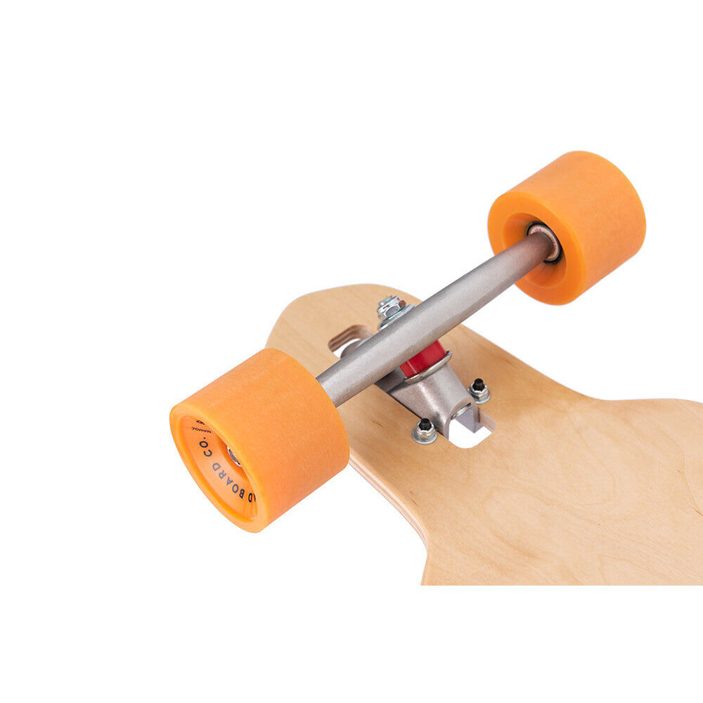 Rad Board Co Complete Drop Through Outdoor Longboard Deck Bamboo Cabin 9in