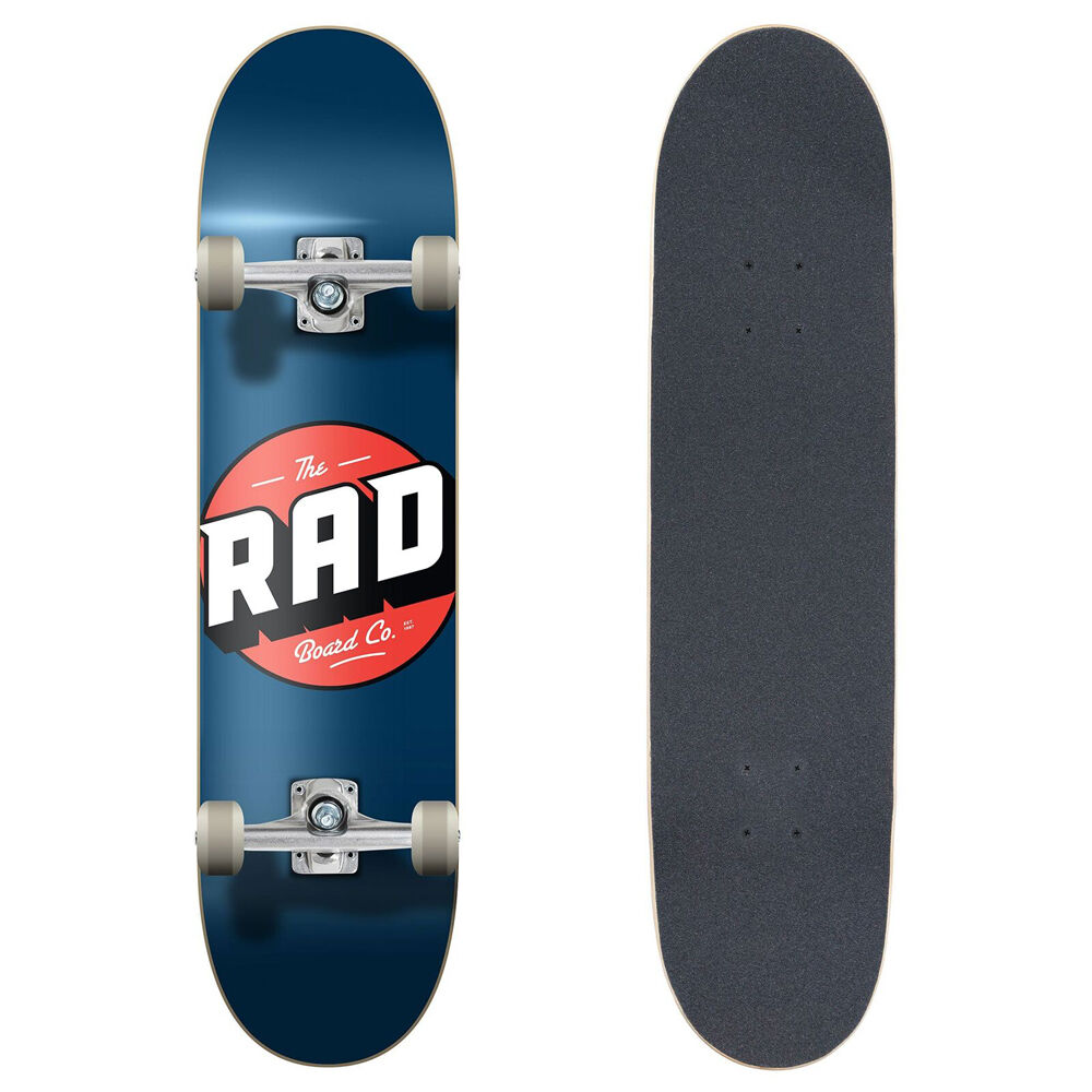 Rad Board Co Complete Skateboard Progressive Logo Classic Navy 7.75in
