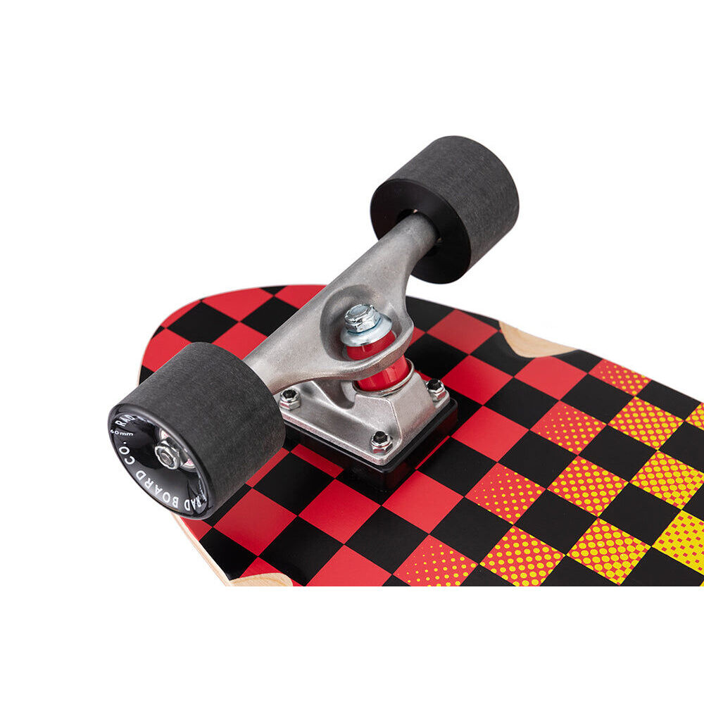 Rad Board Co Cali Cruisers Checkers Complete Skateboard Rasta Fade 9.125in