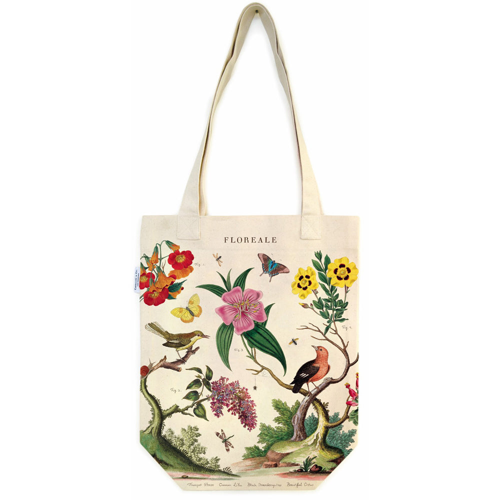 2PK Cavallini Cotton Carry All Tote Bag 33x40cm - Foreale