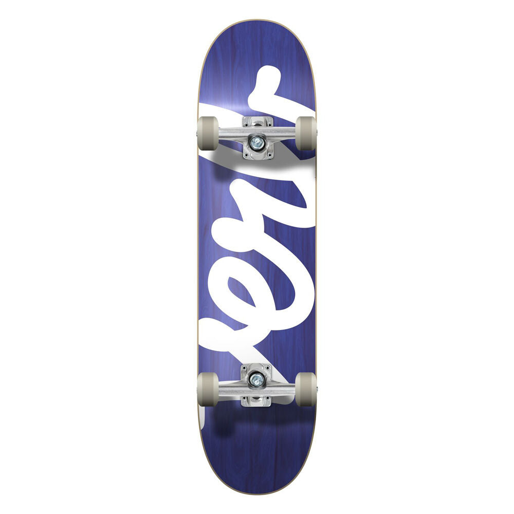 Verb Complete Skateboard Progressive Xl Script Navy/White 8in